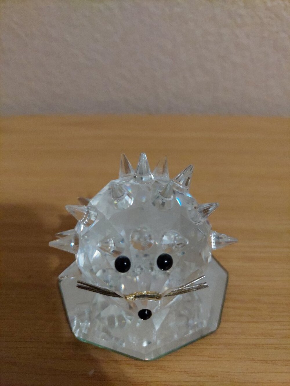 Vintage Swarovski Silver Crystal Hedgehog